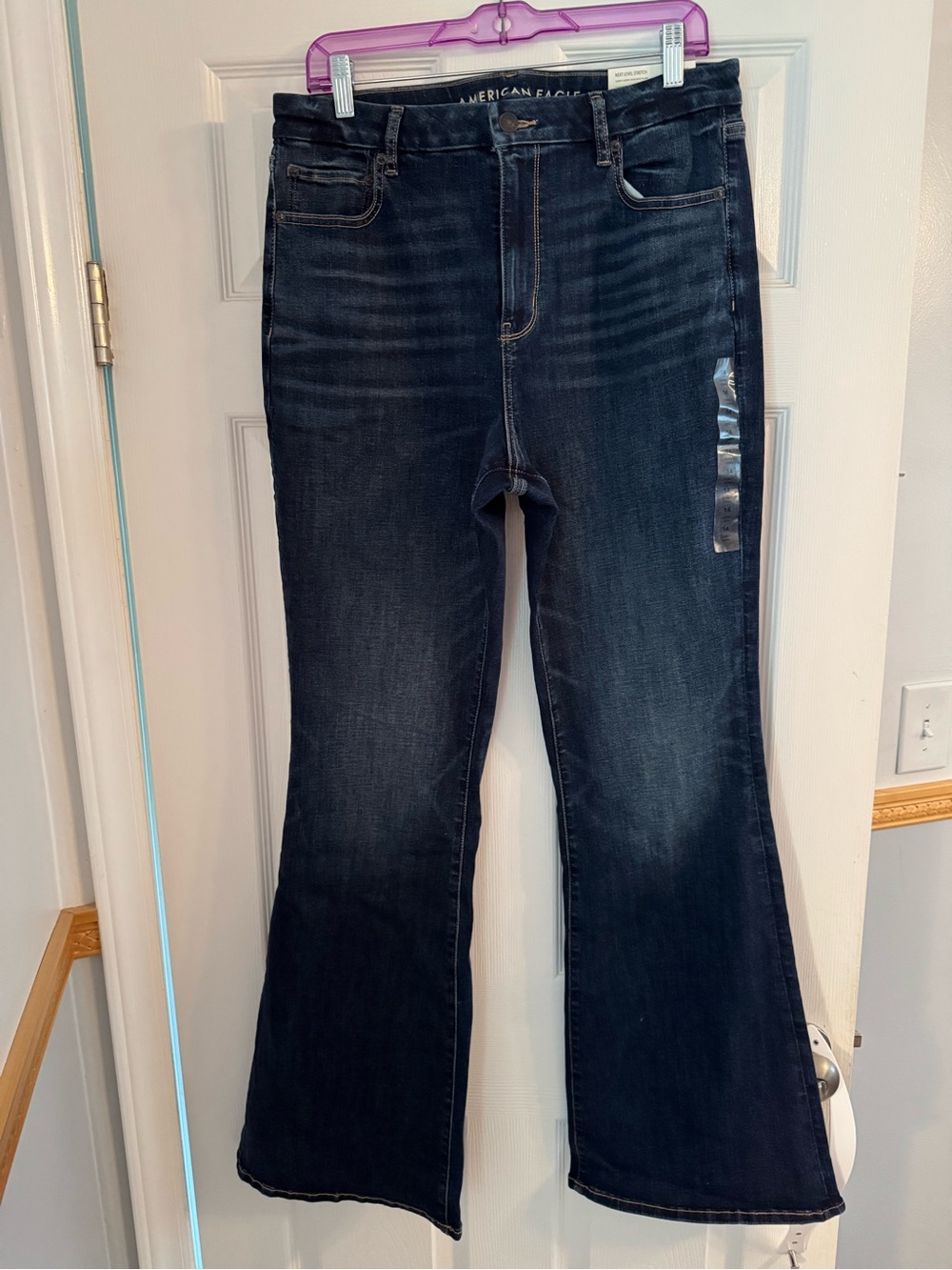 American Eagle Outfitters Dark Indigo Flare Jeans